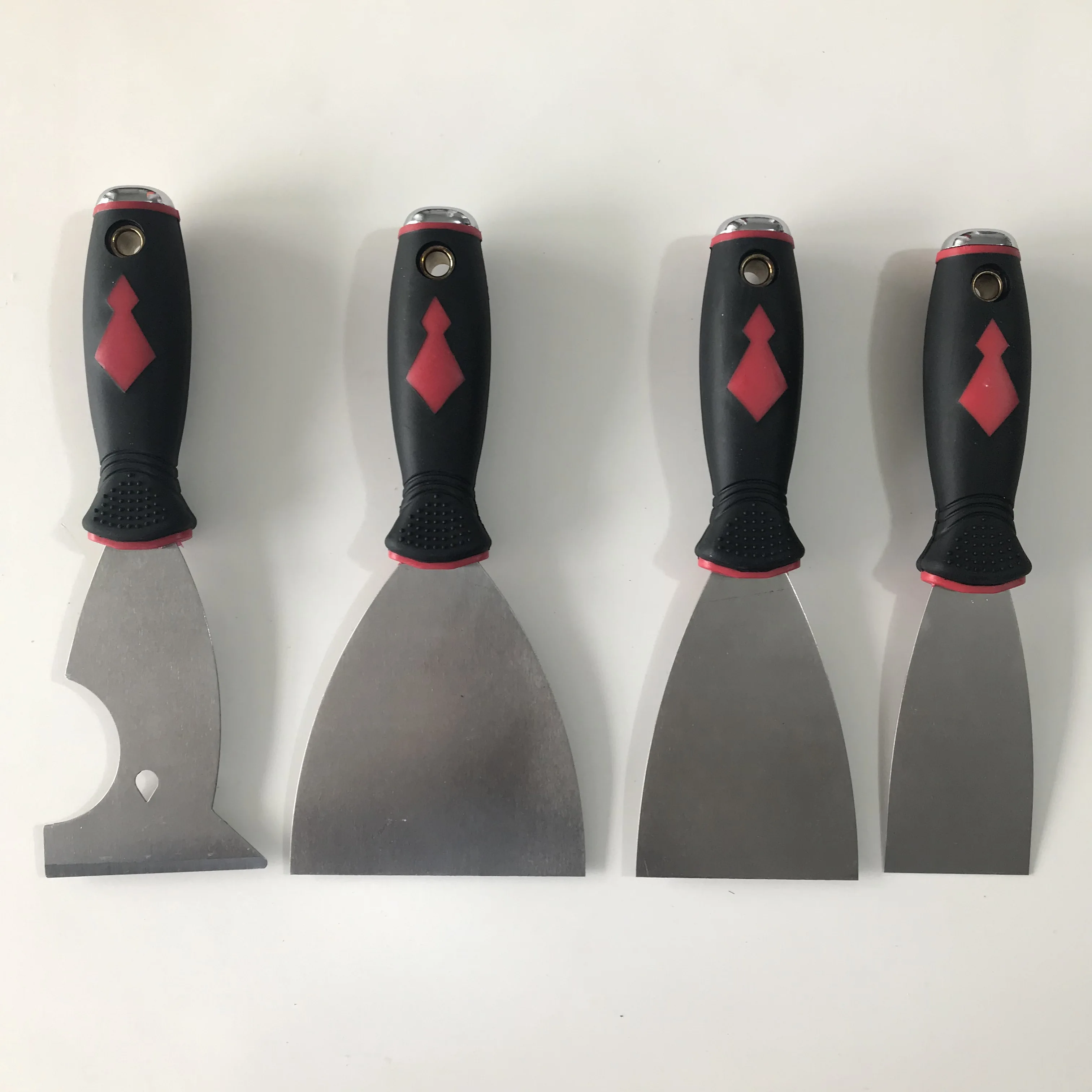 3PC STAINLESS STEEL DRYWALL TAPING KNIFE JOINT PUTTY SPACKLE DIY PLASTER TOOLS