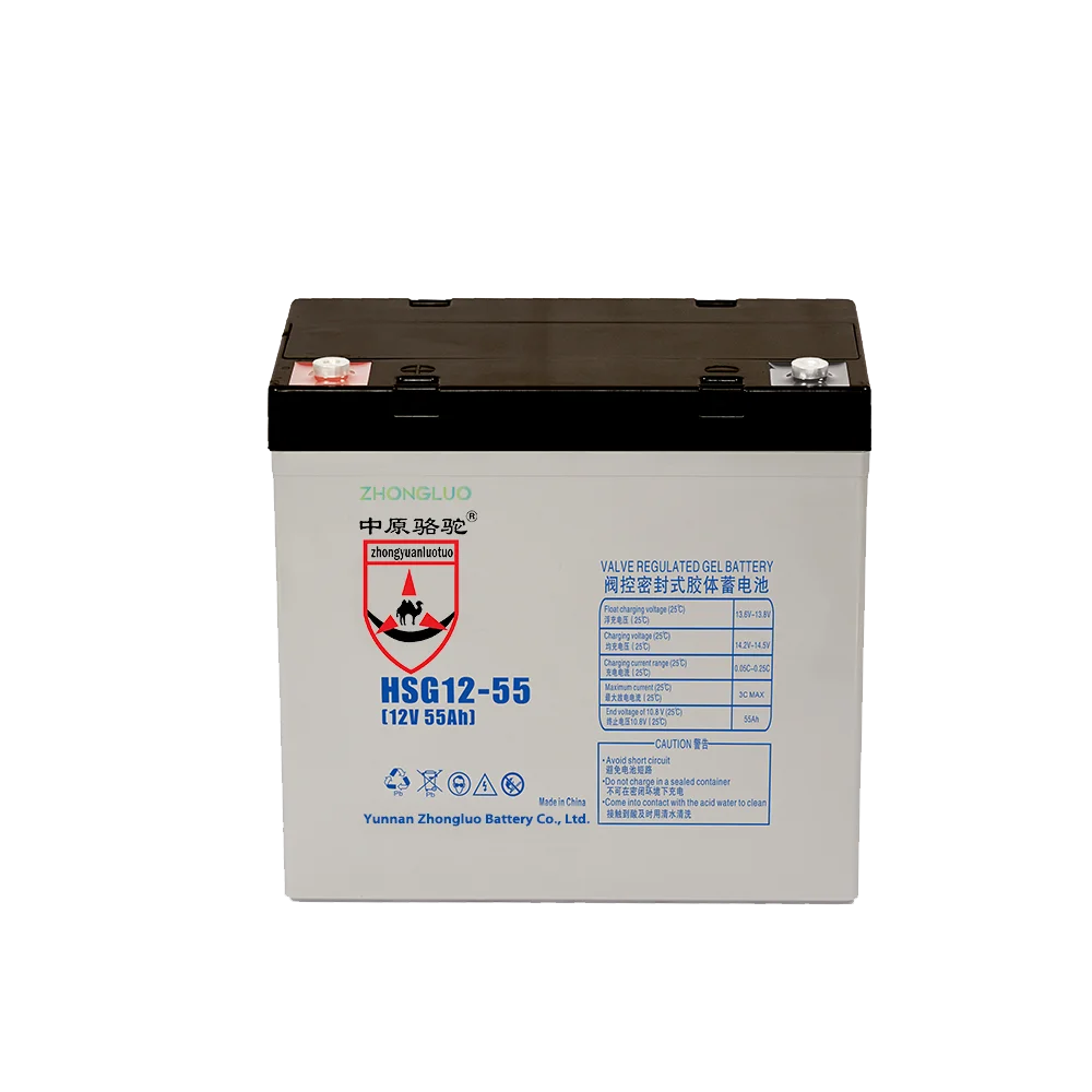 High Quality Long Life Gel Storage Battery for Home Solar System 12V 55ah Batterie Gel 12v 55ah Lead Acid Battery