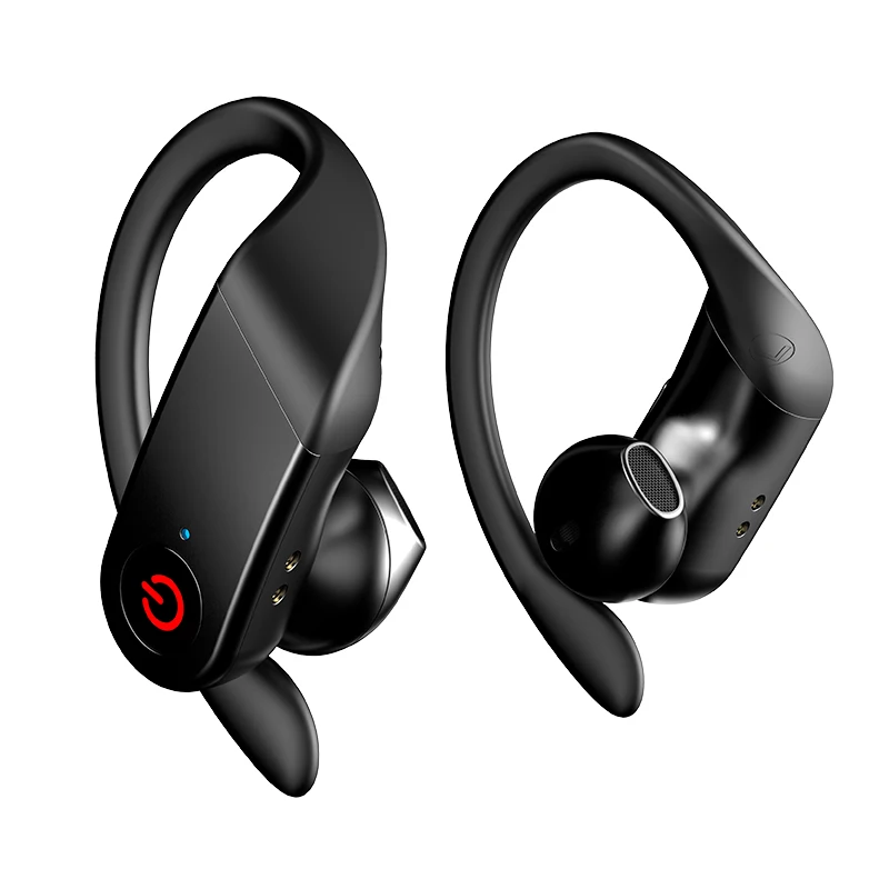 cheap earphones B10 Factory price No Ear Plugs Single ear Wireless earhook bone conduction earphone headphones Headset for samsu