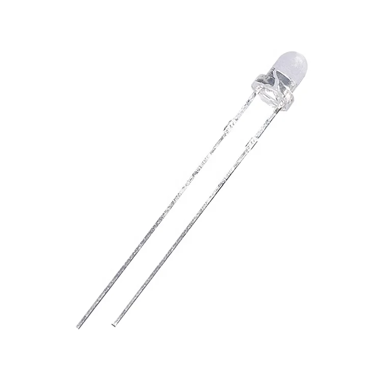 High Lumens Round Straw Hat Flat Top 2mm 3mm 5mm 8mm 10mm Through Hole Micro Led Diode