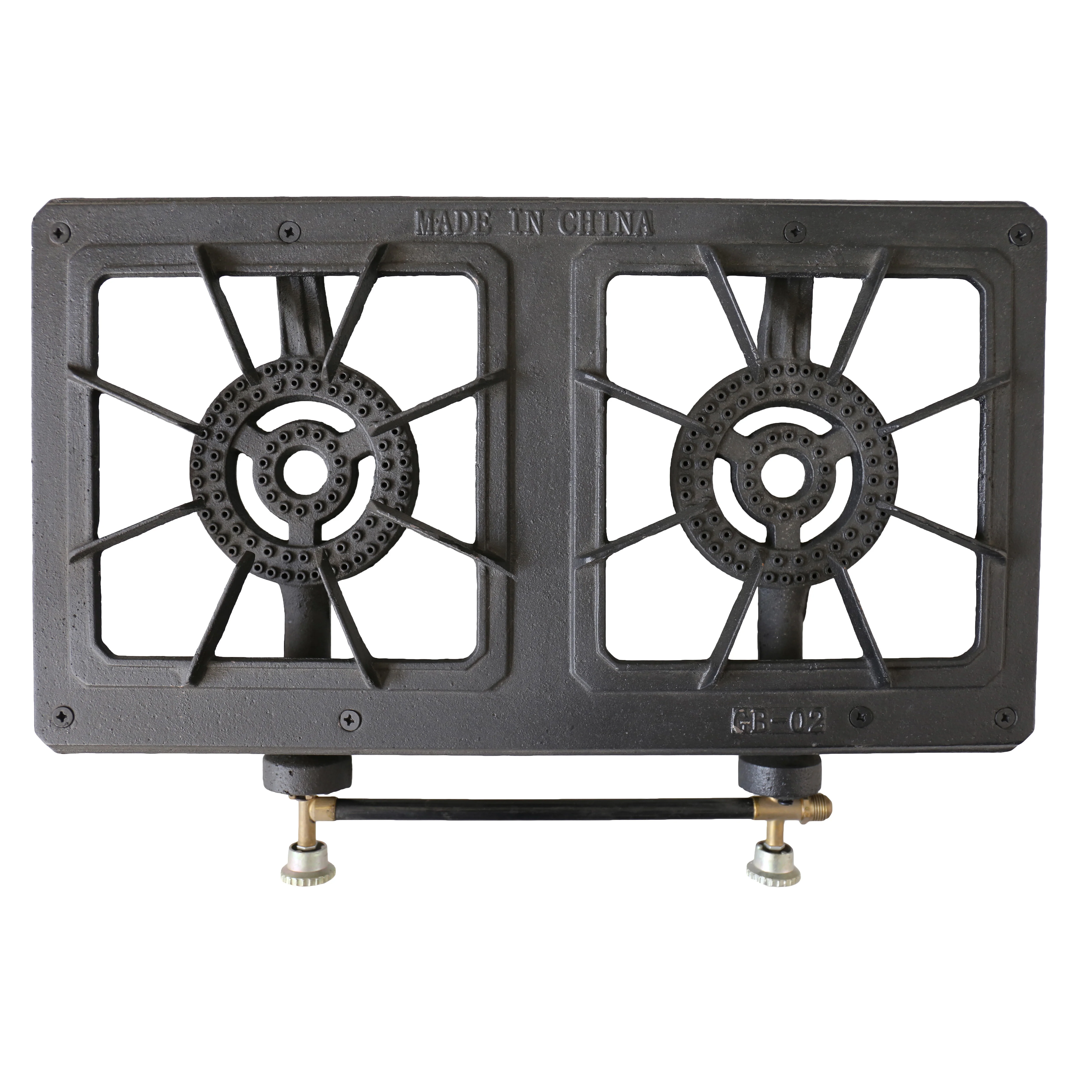 
High-quanlity 2 double gas stove household gas buener gas cooker 