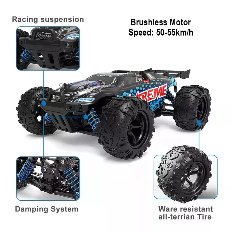 Новый дизайн PXtoys Enoze 2 4G 1:18 полноразмерный 4x4 высокоскоростной электрический внедорожник Радиоуправляемый 40 км/ч автомобиль монстр-ТраК