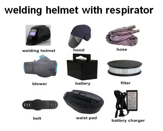 Корпус с защитой от воды для удаления пыли на головке сварочный шлем очистки воздуха респиратор