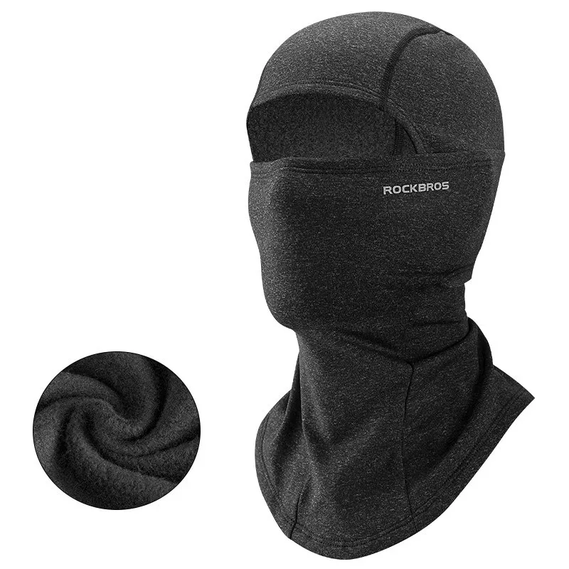 ROCKBROS 1 отверстие цветная Лыжная маска на все лицо Пользовательский логотип мужская женская дизайнерская шапка зимняя Лыжная маска унисекс Флисовая Балаклава