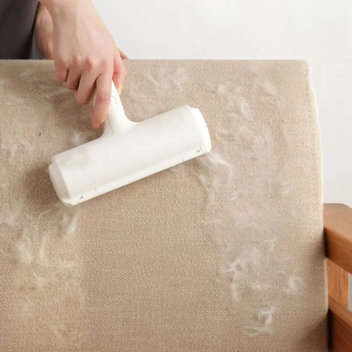 Pet Hair Remover Roller Efficient Double Sided Pet Hair Lint Roller Dog Cat Fur Remover With Self-cleaning