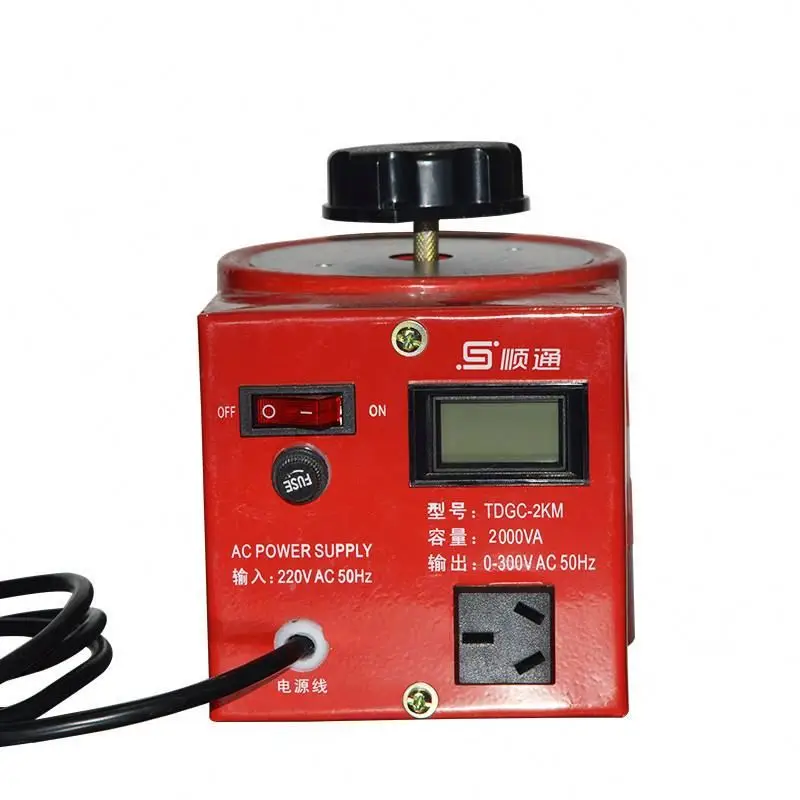 
TDCG-2KM 2000W voltage regulator adjustable voltage 0-300V 220V single-phase AC voltage regulating power supply 