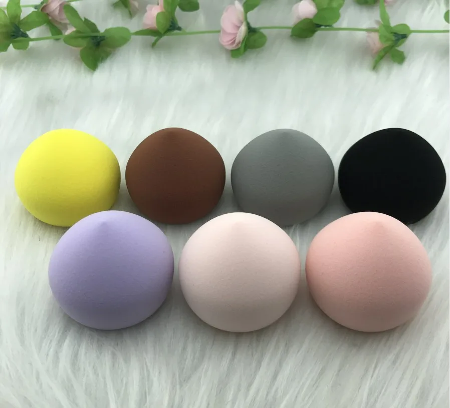 Original ultra cotton candy super soft black beige pink beauty make up peach shape marshmallow makeup sponge blender