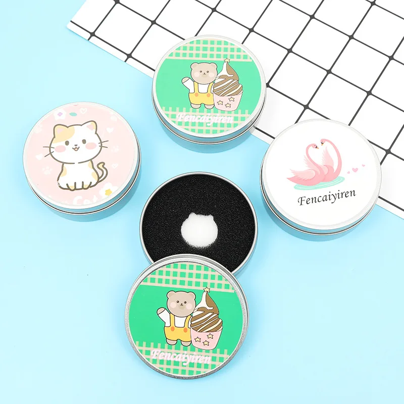 
Skyey Care Makeup Remover Brush Color Clean Eyeshadow Sponge Tool Cleaner Sponge Box 