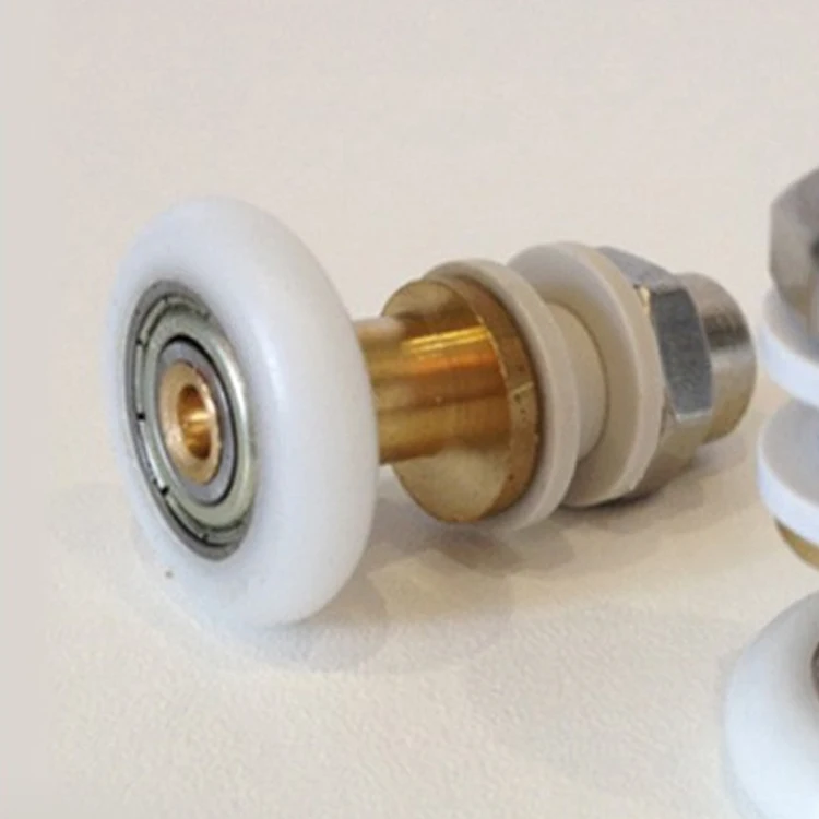 Душ двери нержавеющая сталь шкив подшипник ванная комната стекло 3 боковые панели раздвижные Душ корпус