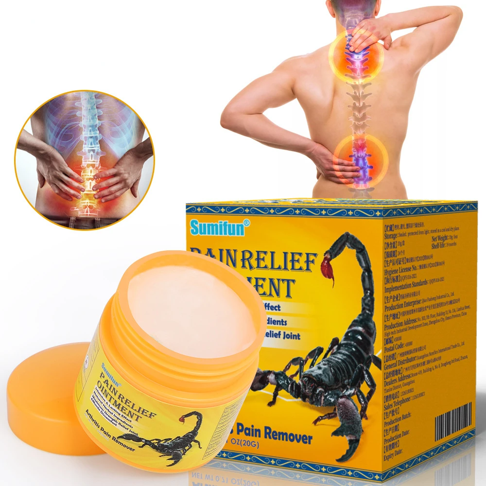 Мазь скорпиона 20 г эффективное средство для облегчения боли в мышцах от головной нейролгии кислотного состояния ревматизма