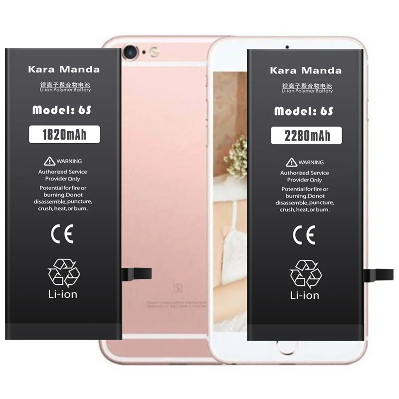 Original Mobile Phone Digital Apple Battery For iphone 5 6 6s 6splus 7 7plus 8 plus X XR XS MAS Rechargeable Batteries Battery