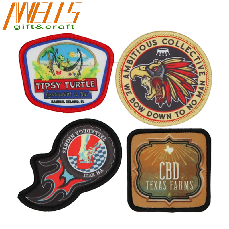 Sublimation Hat Patches Fabric Iron-on Blank Patches with Heat Glue for Hats Shirts Shoes Jeans Bags Supplies