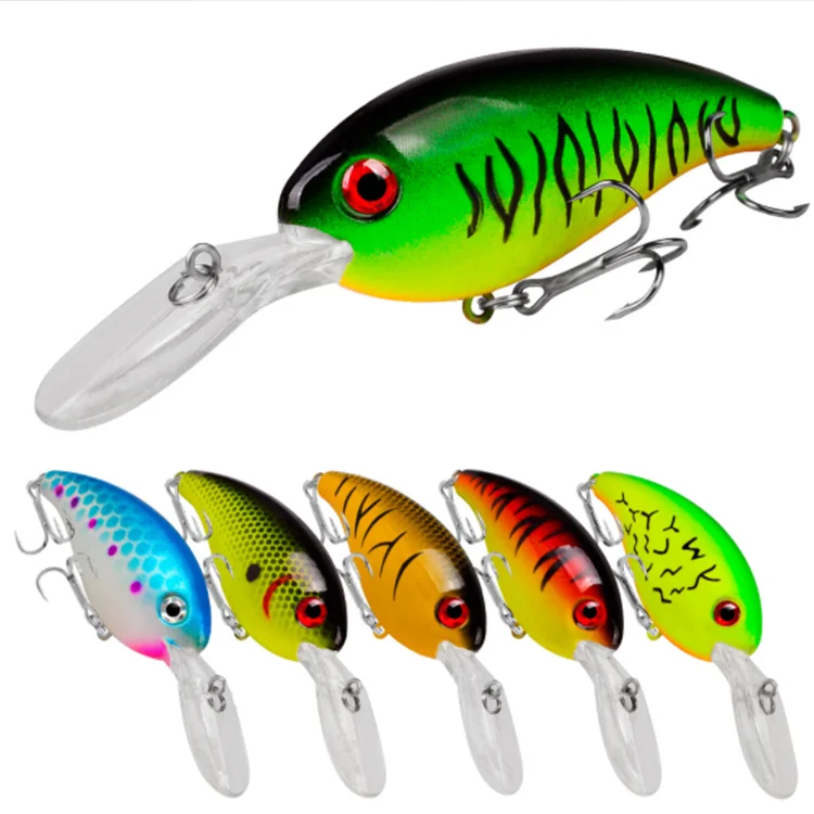 100mm 14g Artifical hard crank baits wobblers topwater floating fishing lures crankbaits for bass fishing and pike fishing