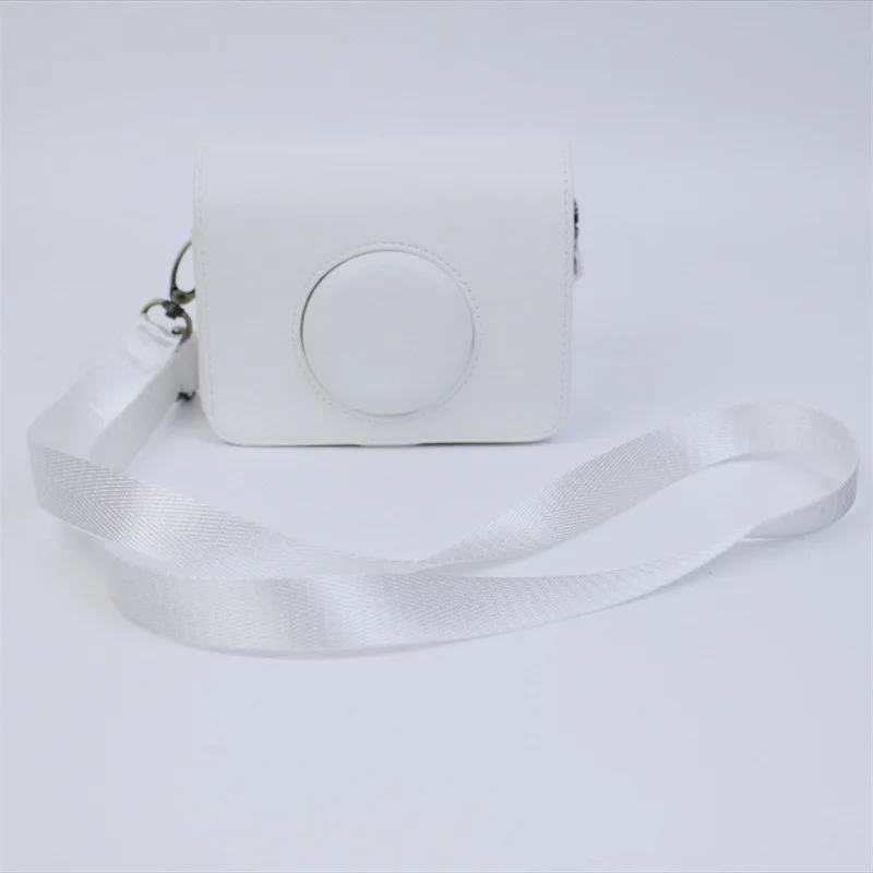 Белый Винтажный чехол для камеры из ПУ кожи в мини-стиле защитный Fujifilm Instax Mini 35 мм с фиксированным фокусом