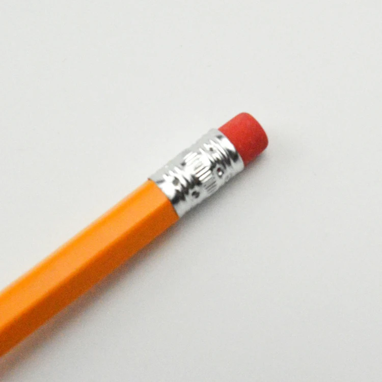 Cheap Wholesale Wood HB #2 Black Lead Hexagon Yellow Pencil