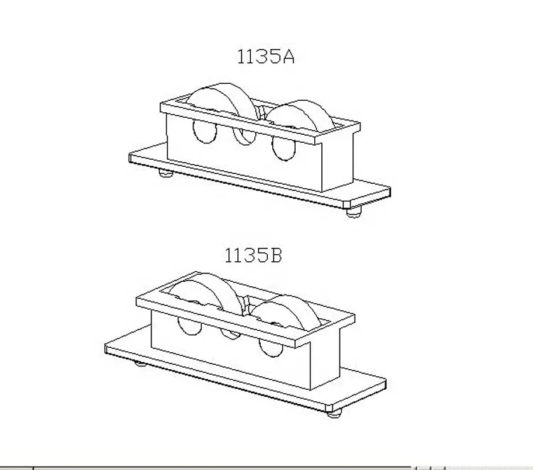 Sash Rollers For Sliding Window Plastic Pulley Roller 1135A