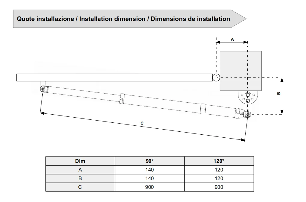 CSSGO-11 Dc24V Remote Single Swing Gate Electric Motor Linear Actuator