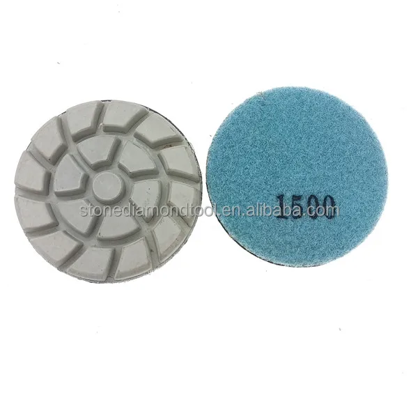3 inch High Shine Dry diamond Polishing pad for concrete floor