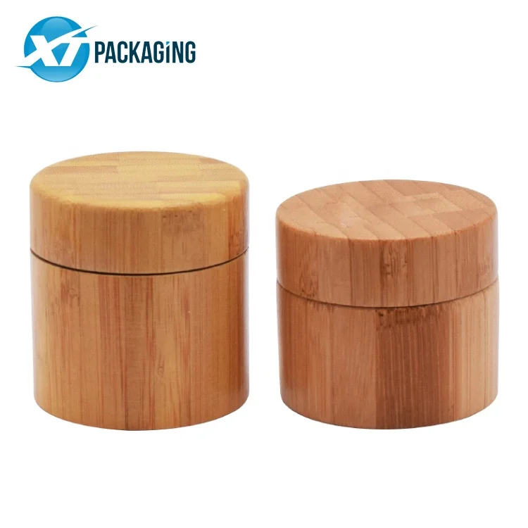 2oz Bamboo Jar Lid Child Proof Container with Wooden 90ml Wholesale Reasonable Price Factory Sale