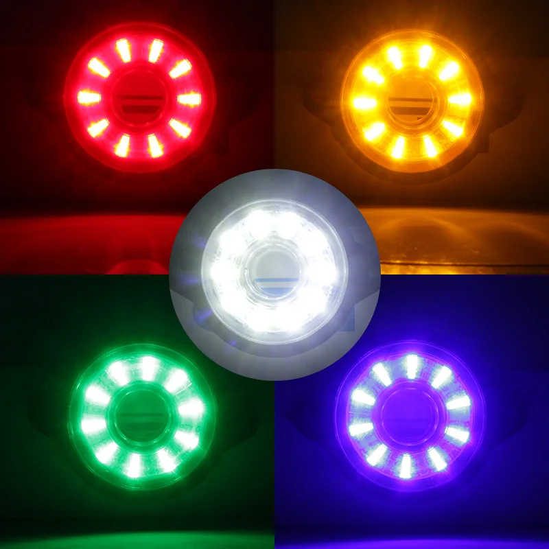 Hot selling  led round light bar tractor truck  led car lamp waterproof led side light bar