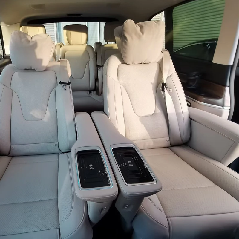 Новый интеллектуальный продукт V-класса W447 V250 V260 vto автомобильное сиденье Беспроводное зарядное устройство для мобильного телефона 6-8 мм