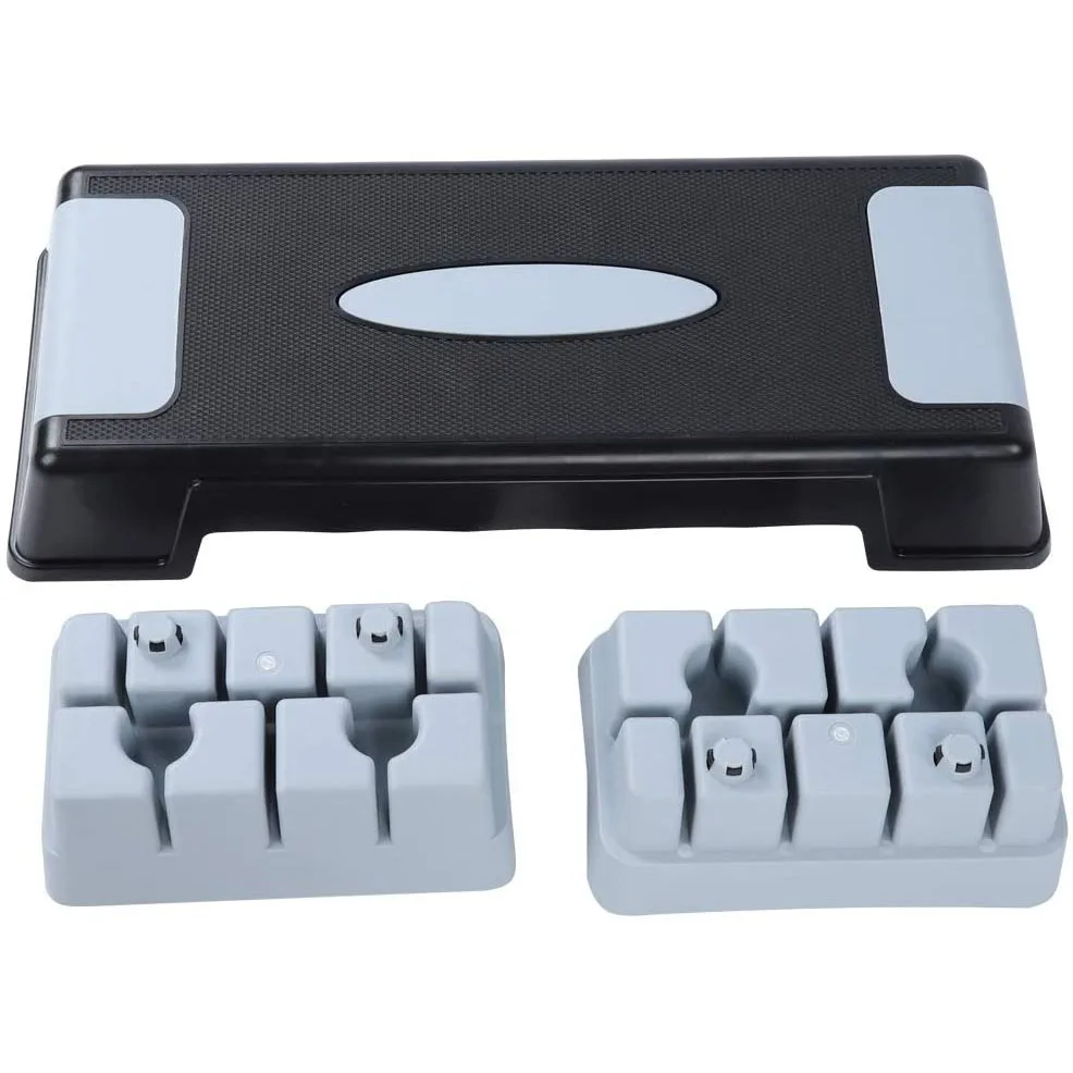  Reinforcement Design Adjustable Height Non-slip Yoga Aerobic Steppers