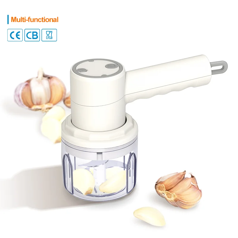 Adjustable Speeds Portable Rechargeable Mini Kitchen Electric 3 In 1 Egg Hand Blender Mixer With Bowl