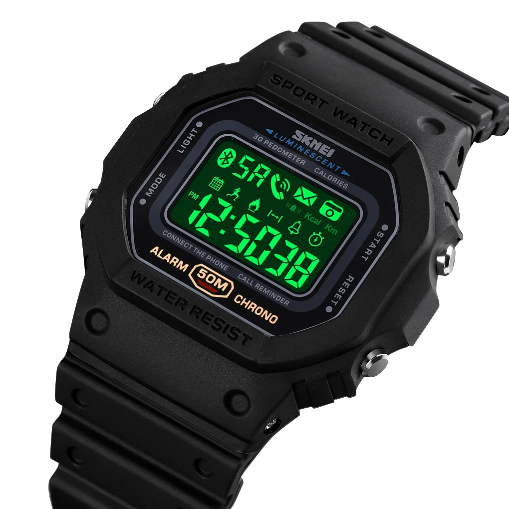 hot selling skmei 1743 smartwatch men waterproof digital watch