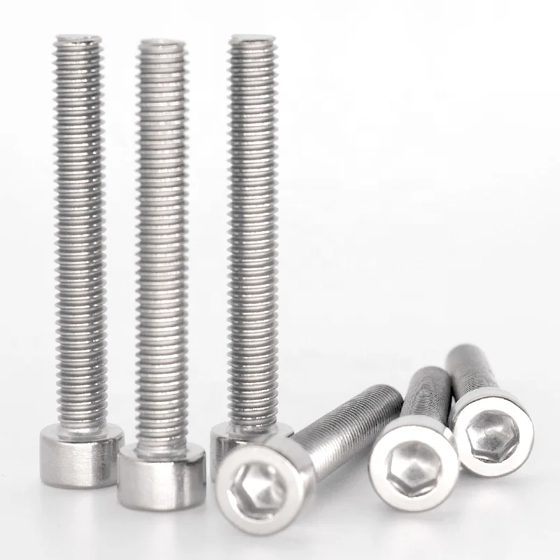 Din912 Machine Screw Hex Socket Pan Head Screw Iso7380 Titanium Bolt M3 Gr5 Iso7380 Titanium Screw