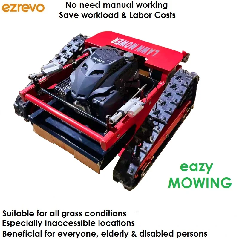 7.5HP High Quality Heavy Duty Remote Controlled Yamaha Engine Gas Powered air filter lawn mower