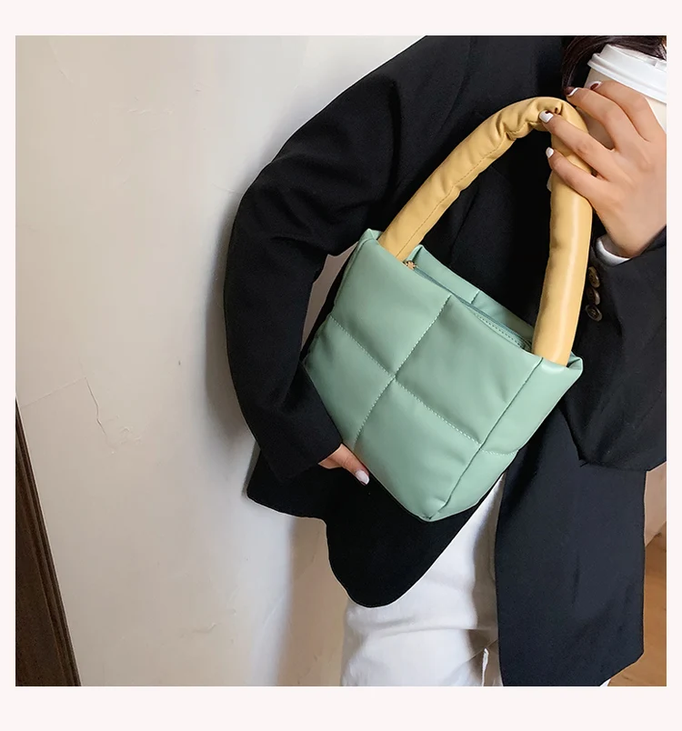 
2021 ins hot sale pu leather handbags for women casual ladies fashion tote bag 