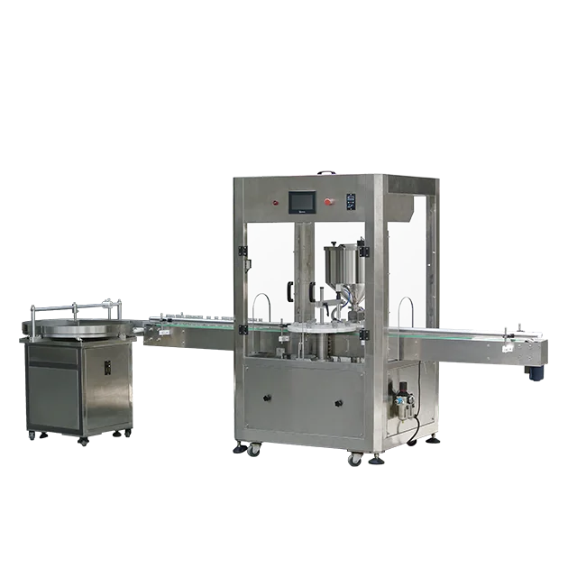 Facial cleanser shower gel shampoo  fluid  syrup automatic round bottle multi-head cream filling production line