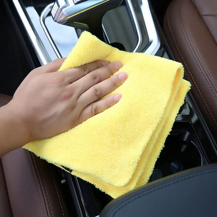 Factory Edgeless Short Long Pile Car Drying Auto Detailing Microfibre Towel