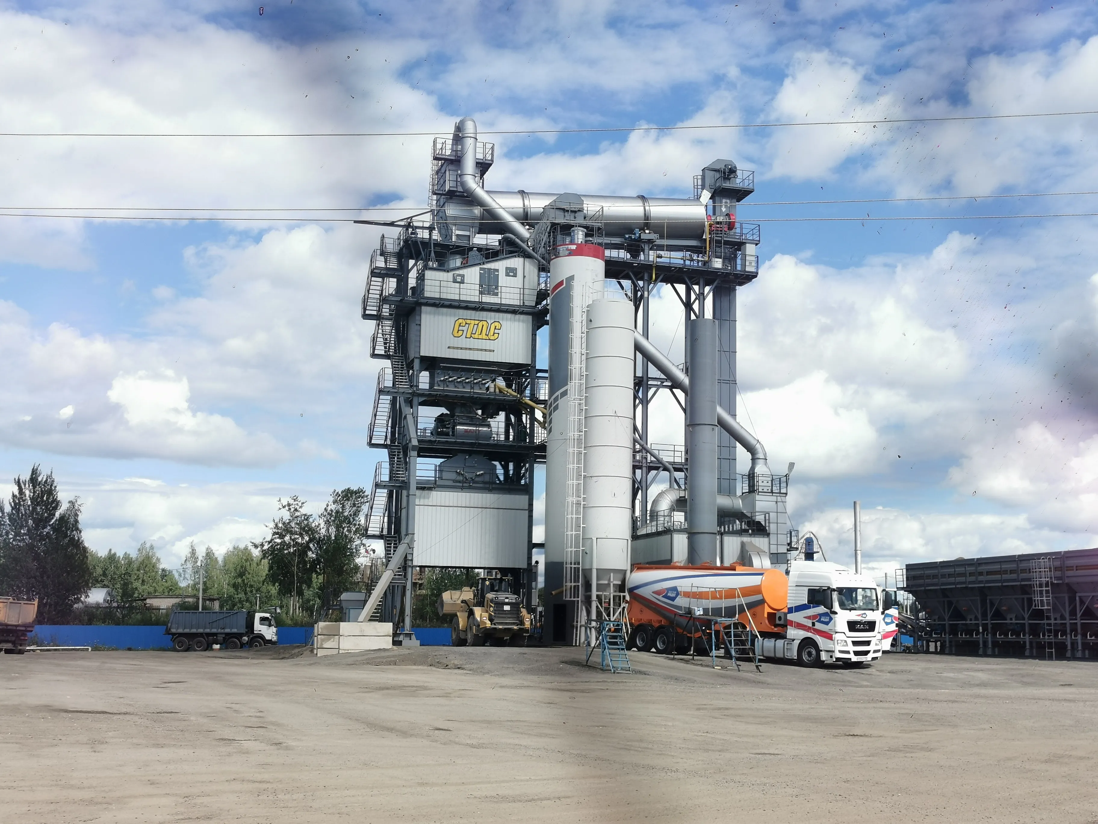 70-90 т/ч передвижная асфальтосмесительная установка станция SLB1000C8 с