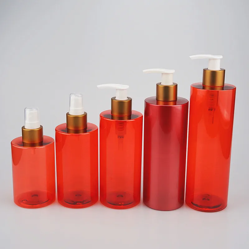 1oz 2oz 4oz 5oz 6oz  8oz 9oz 10oz 16oz 32oz Plastic cylinder skincare cosmetic aluminum metal shampoo bottle