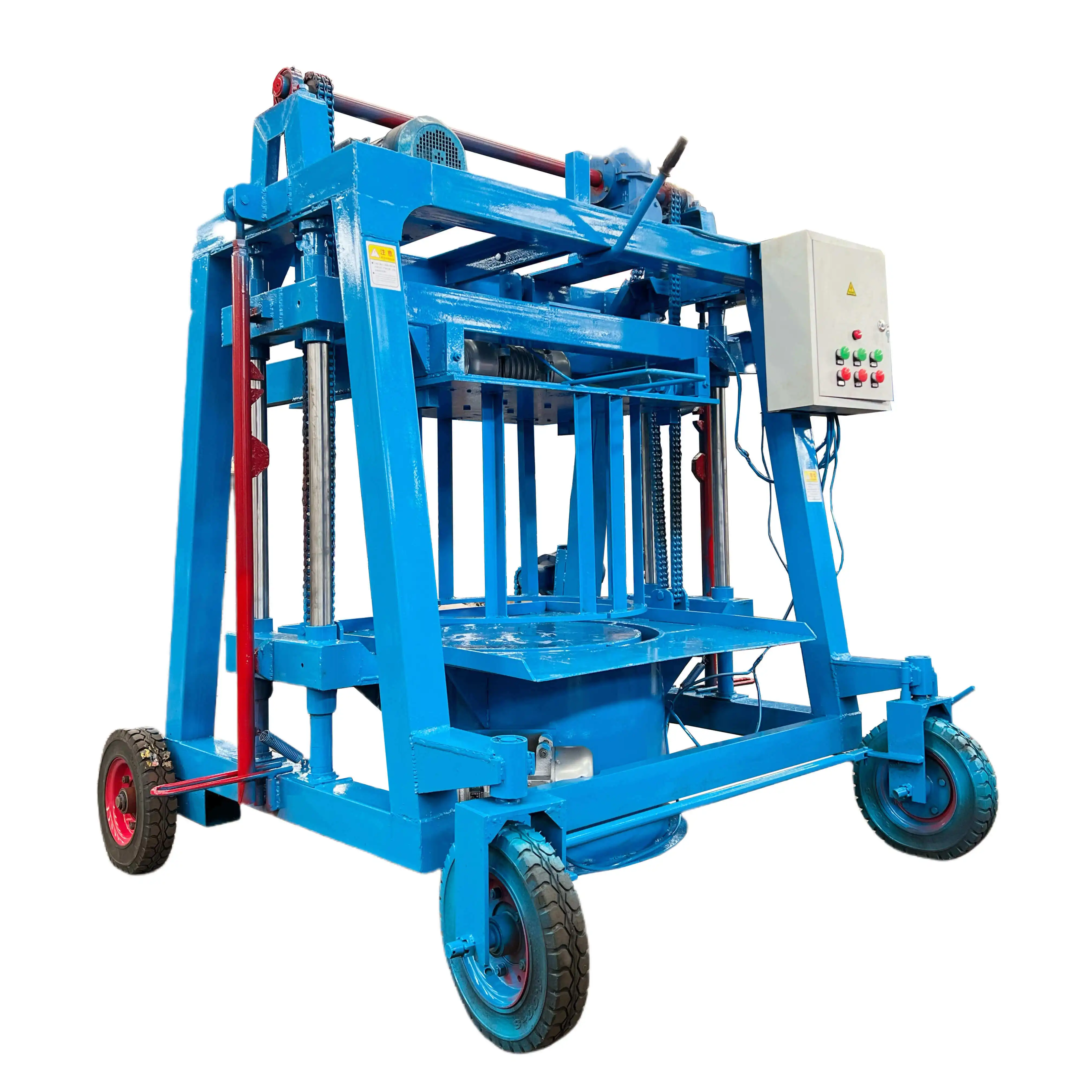 automatic concrete block construction equipment bricks making machinery