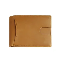 Genuine Leather Slim Credit Card Holder Premium Cowhide Bifold Men Wallet
