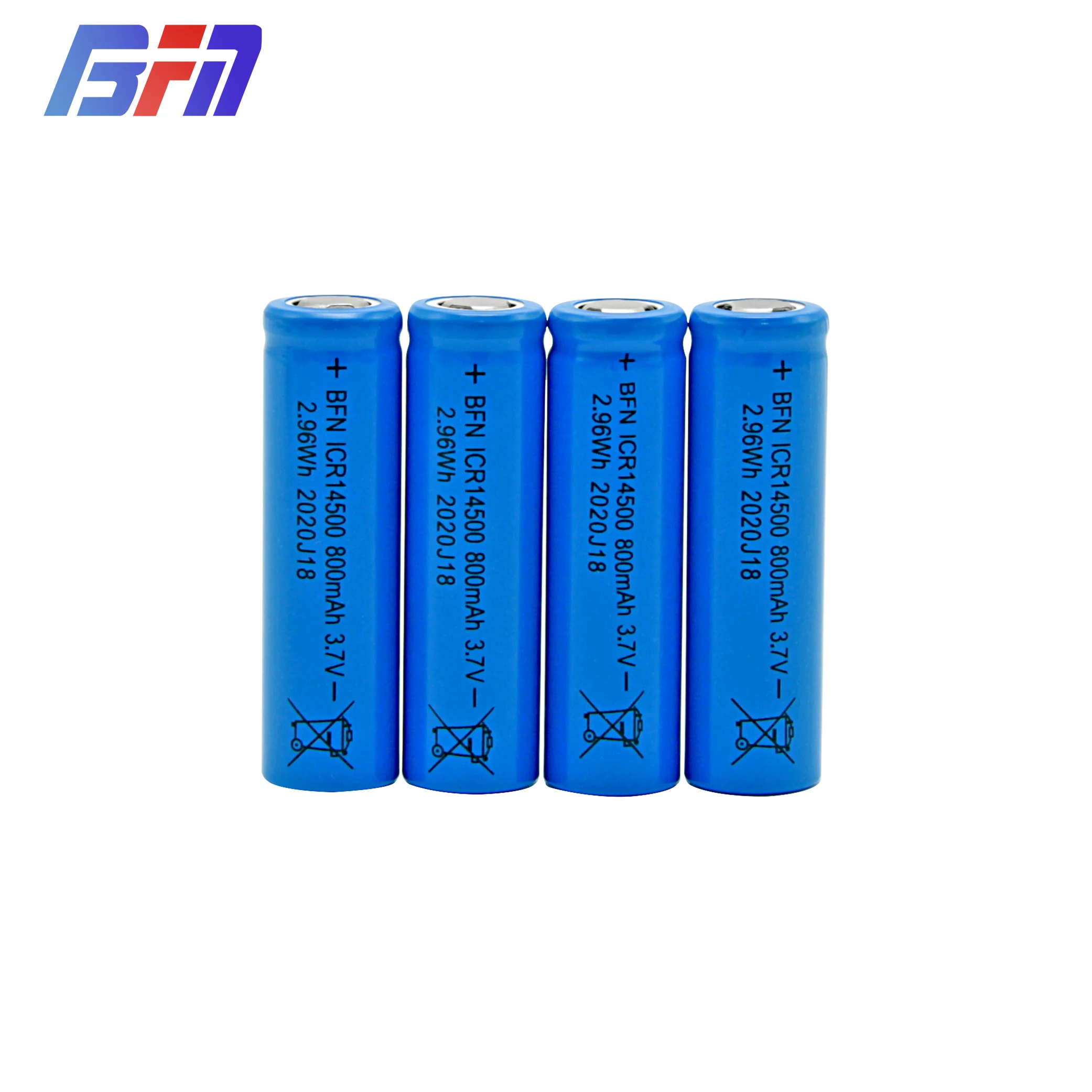 Hot selling 14500 800mAh 3.7V CB certificated lithium ion battery cell