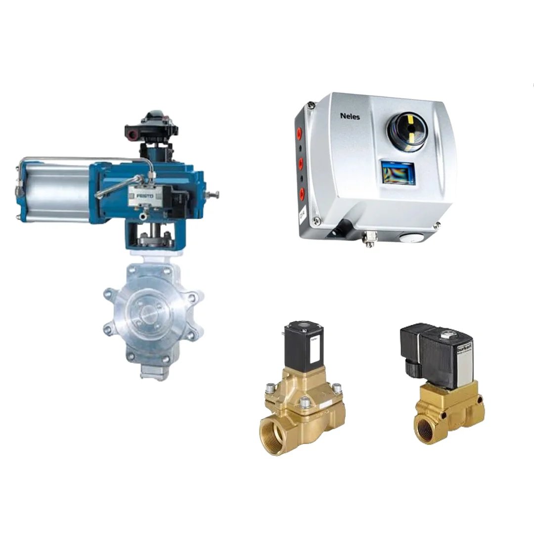 Chinese Pneumatic  Control Valve with Neles ND9000 Intelligent  Valve Positioner With Burkert Solenoid Valve