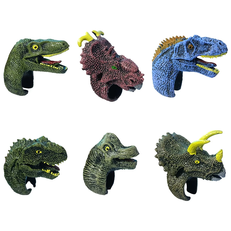 Promotional Items for Kids Jurassic Dinosaur Ring Toys Animal Dragon Prizes Party Favors Gifts Souvenir