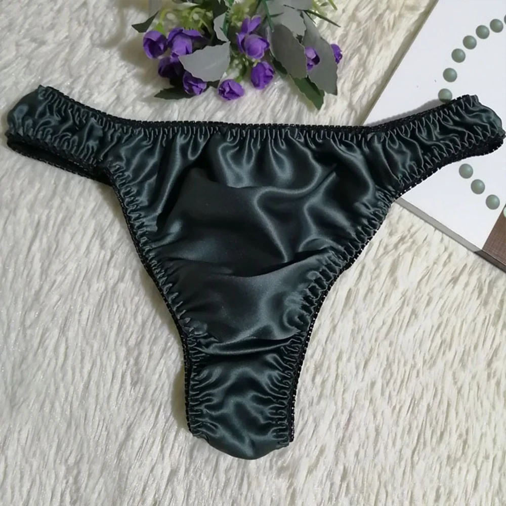 New Arrival Top Quality Sexy Thong for Men Wholesale Men Underwear 100% Mulberry Silk