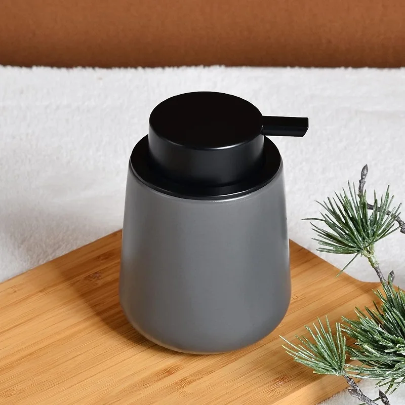 Modern nordic designs bathroom set ceramic liquid soap pump dispenser set bathroom accessories Bathroom Products Accessories
