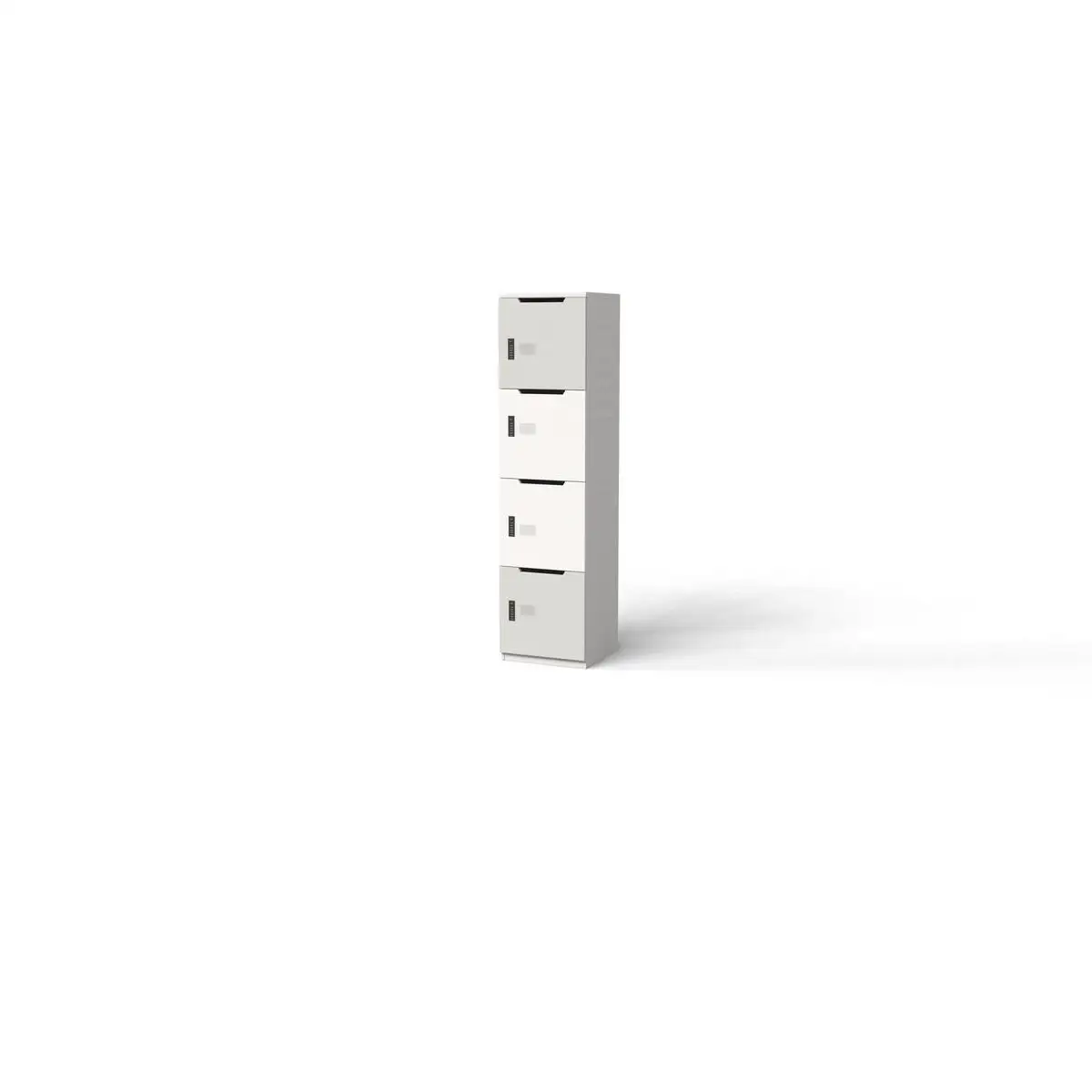 Laminate Locker Lateral Filing Cabinet Tall File Cabinets 4 Drawer Wall Mounted A0 Size Customizable Filing Cabinets