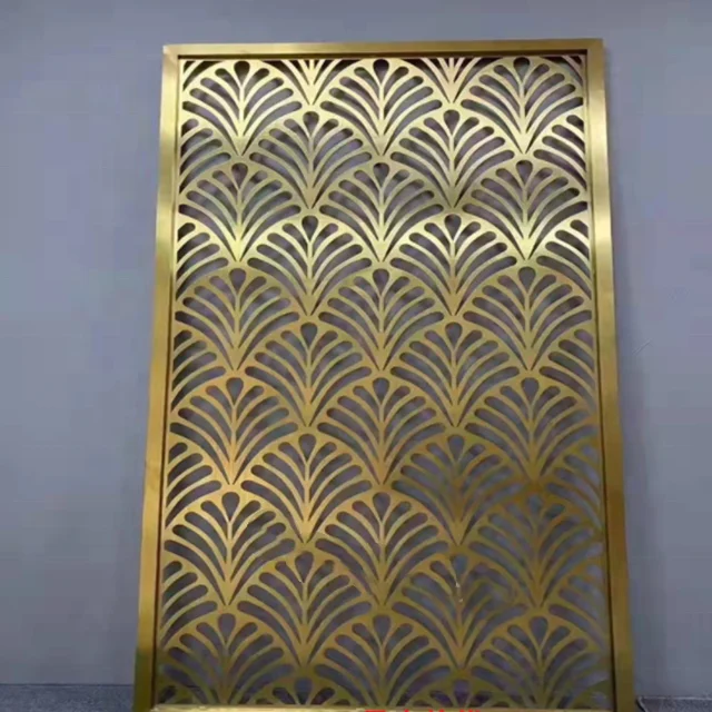 Modern Metal Building Material interior decoration metal glass room divider wall living room divider