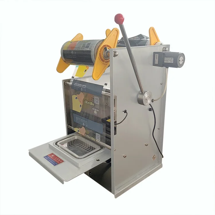 
Automatic packing fast food meal lunch box sealing machine 