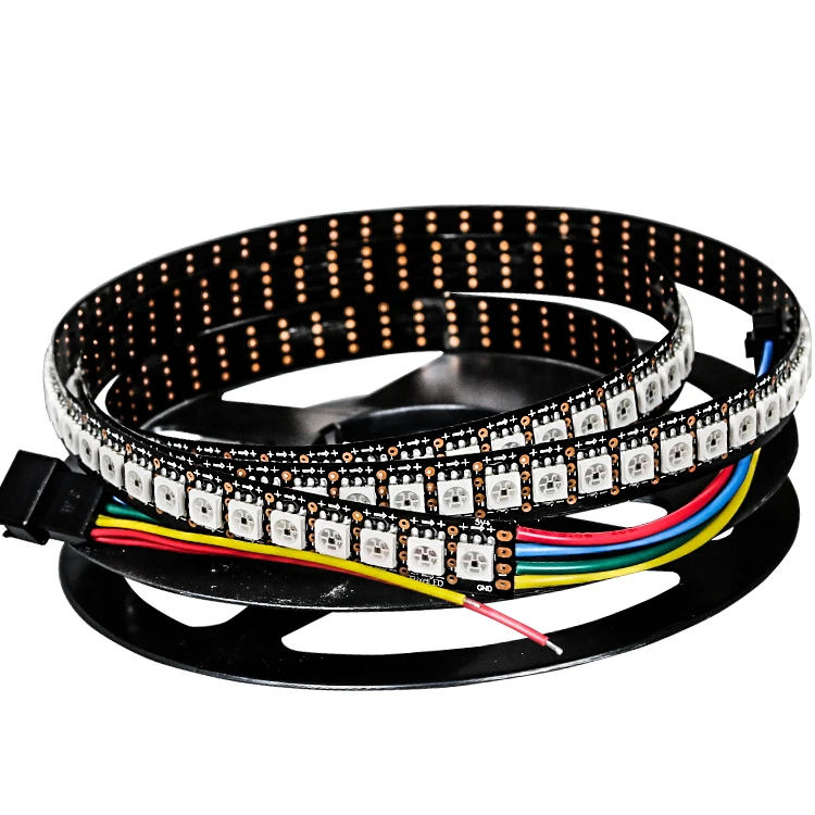 DC5V SK9822 RGB Pixel LED Addressable 144 LED 5050 SMD Flexible Light Strip