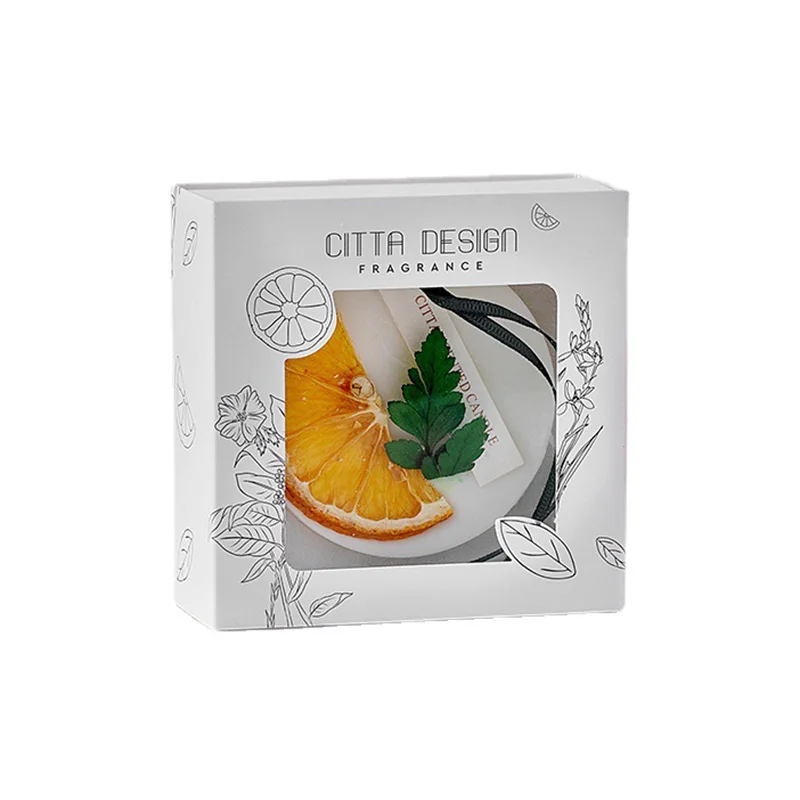 Dried Flower Beeswax Aromatherapy Gardenia Candle Wax Tablets For The Car