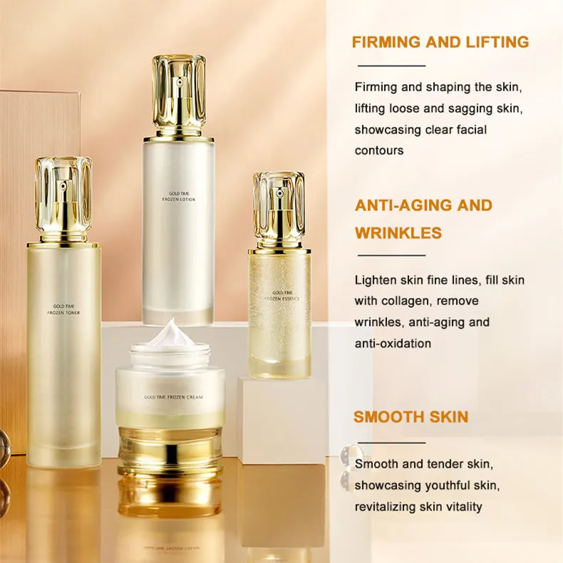 Luxury Beauty Facial Skincare Products Natural Collagen Anti Aging Private Label Korean Skin Care Set