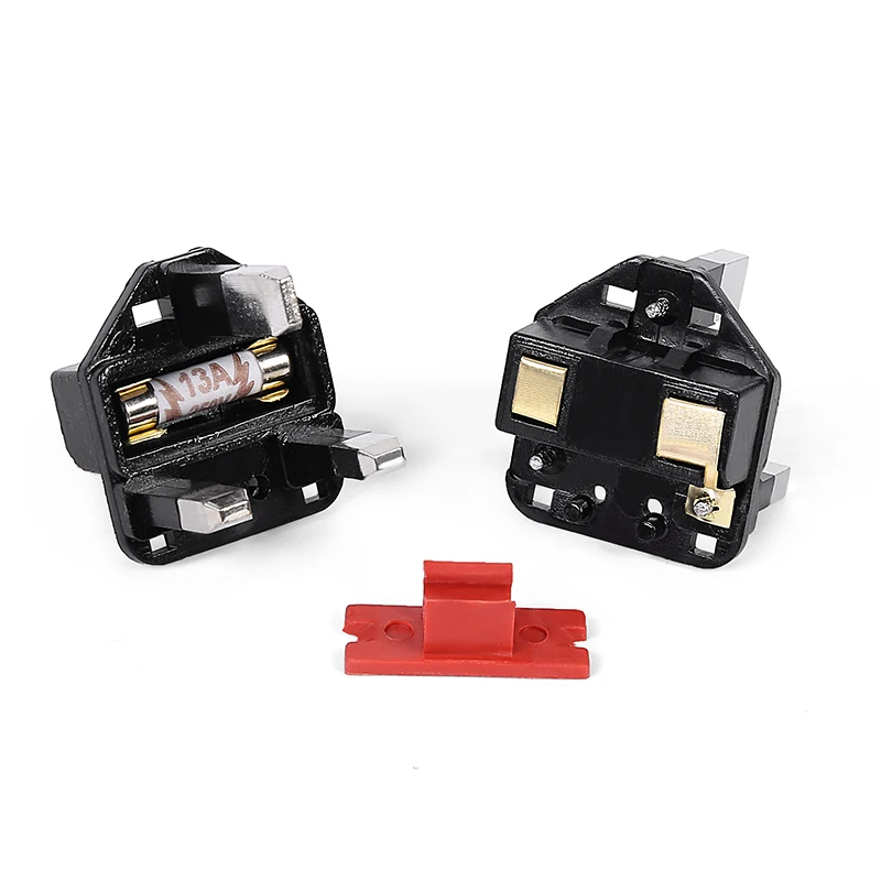 UK 3 Pin Plug Insert BS Plug UK Assembled 13A Plug Insert with FUSE