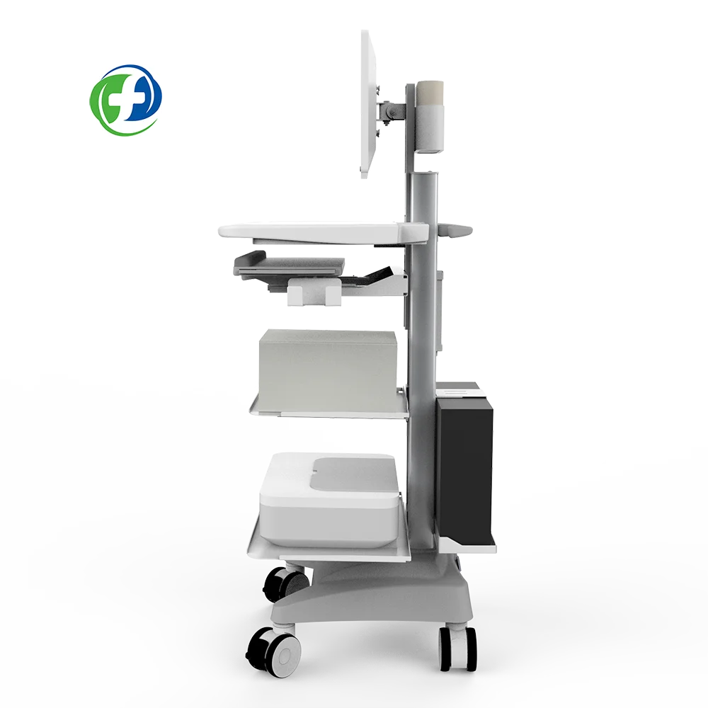 computer cart with drawer remote monitoring cart intelligent telemedicine cart